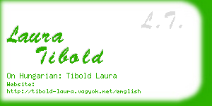 laura tibold business card